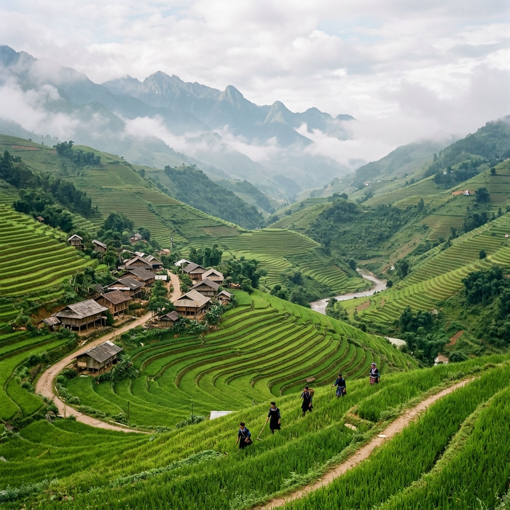 Sapa mờ sương – Chinh phục đỉnh Fansipan 3 Ngày 2 Đêm